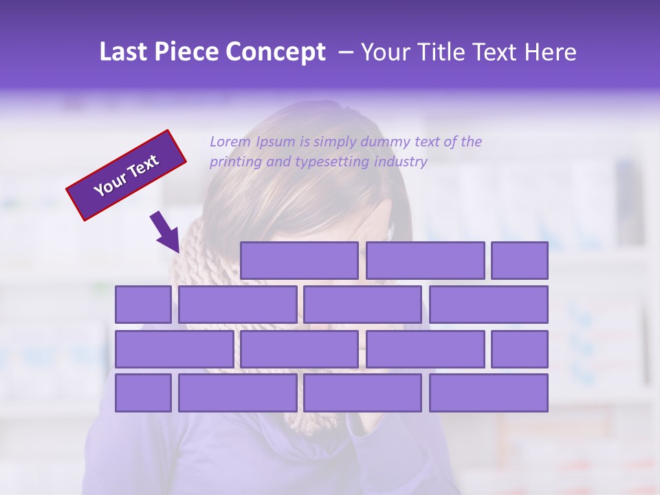Standing Care Flu PowerPoint Template