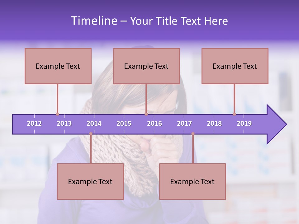 Standing Care Flu PowerPoint Template
