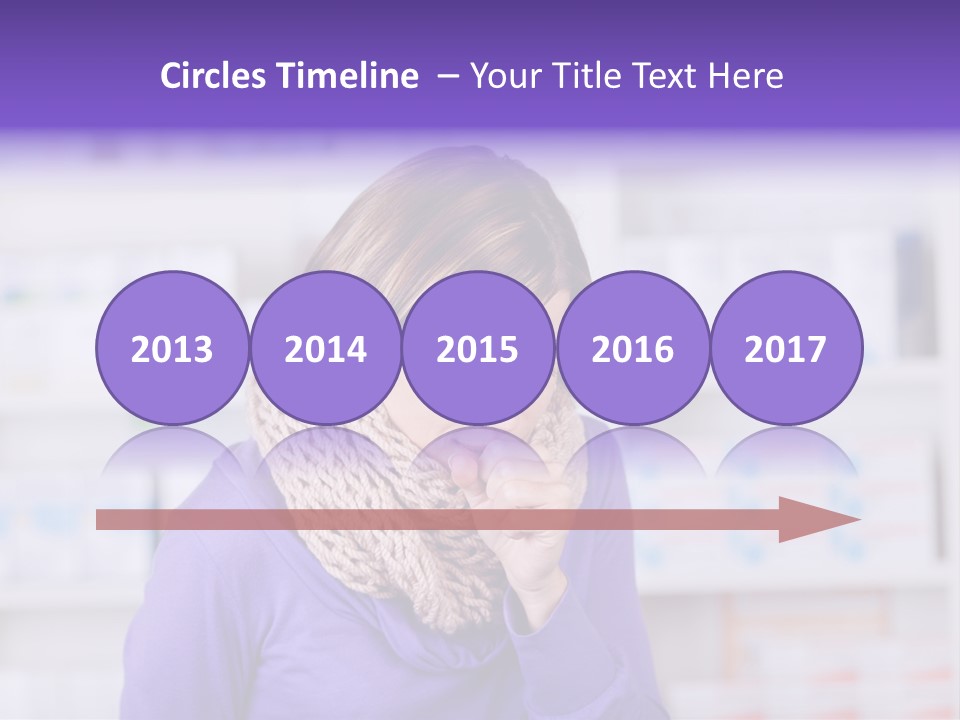 Standing Care Flu PowerPoint Template