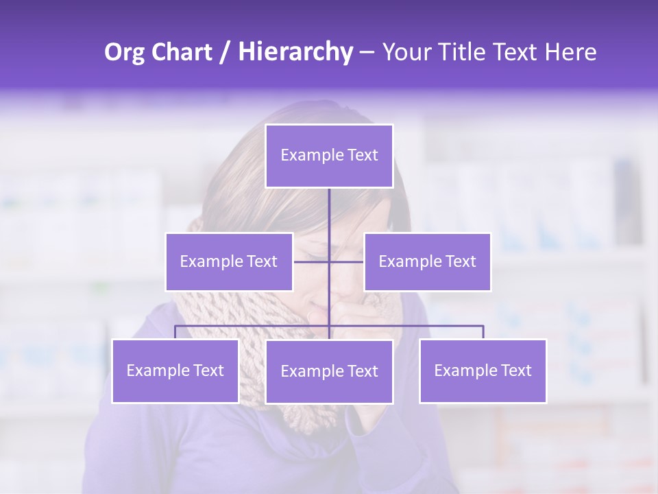 Standing Care Flu PowerPoint Template
