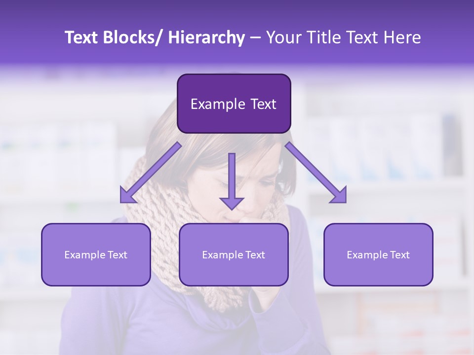 Standing Care Flu PowerPoint Template
