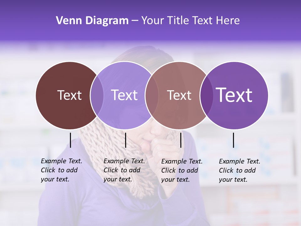 Standing Care Flu PowerPoint Template