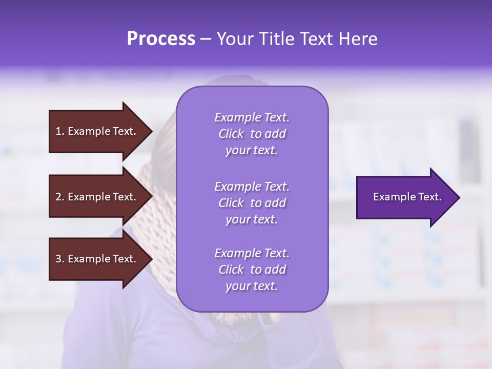 Standing Care Flu PowerPoint Template