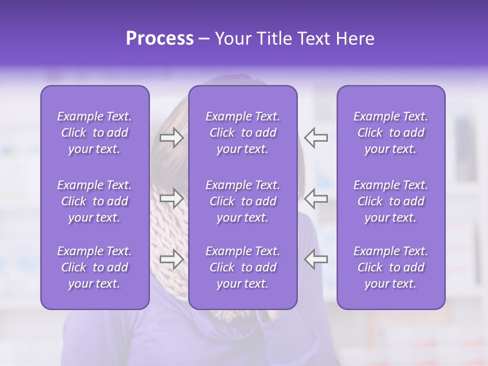 Standing Care Flu PowerPoint Template