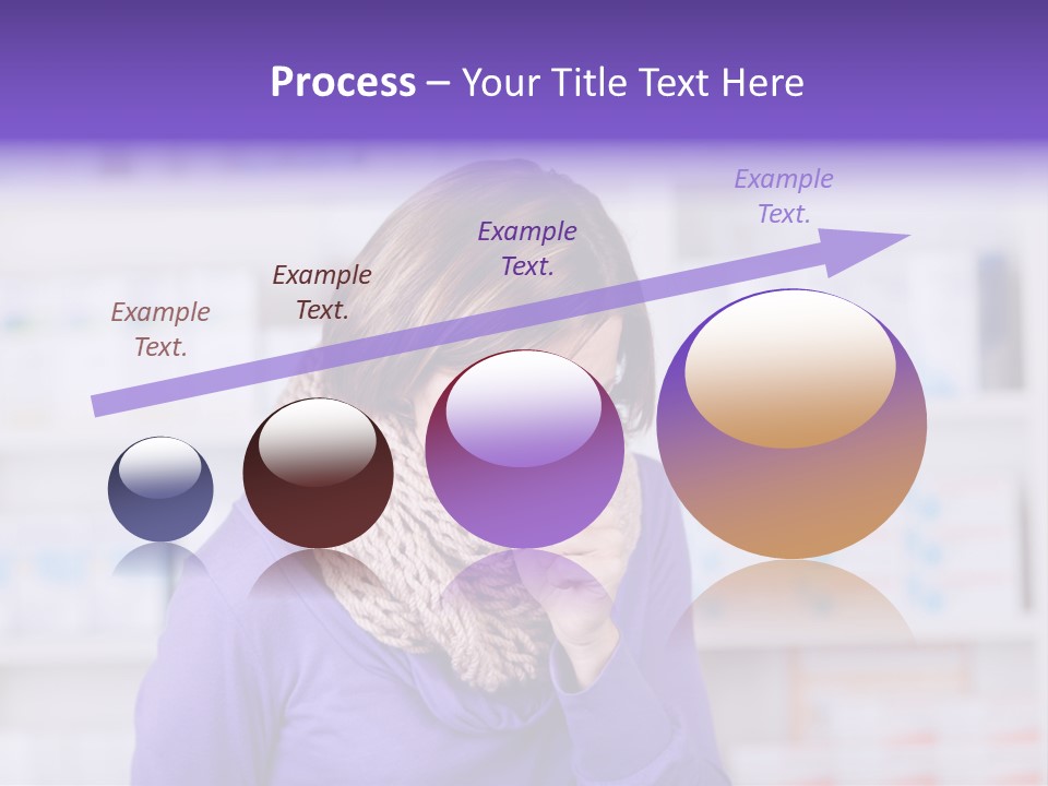 Standing Care Flu PowerPoint Template