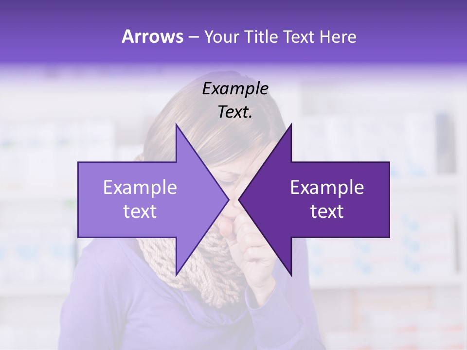 Standing Care Flu PowerPoint Template