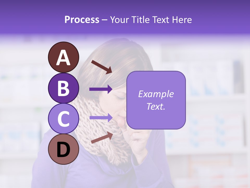 Standing Care Flu PowerPoint Template