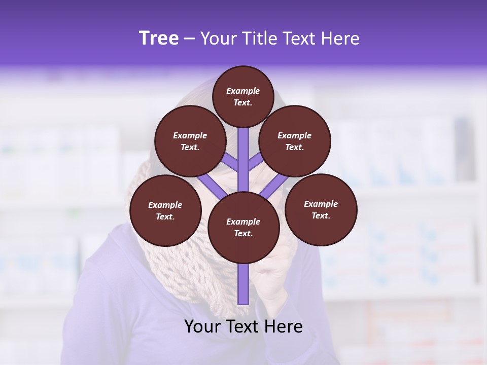 Standing Care Flu PowerPoint Template