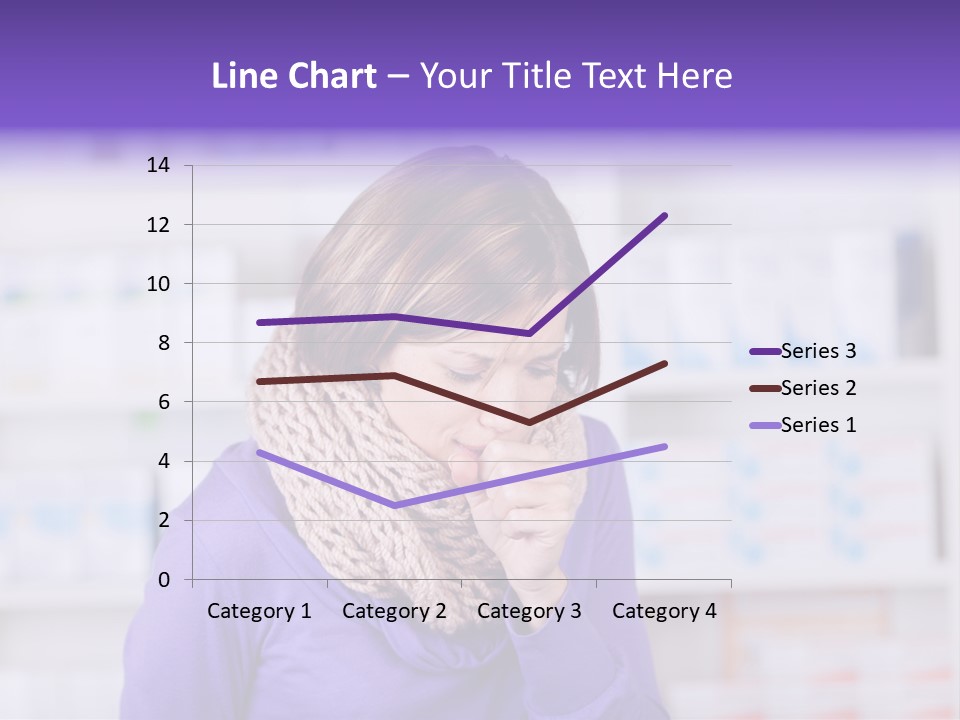 Standing Care Flu PowerPoint Template