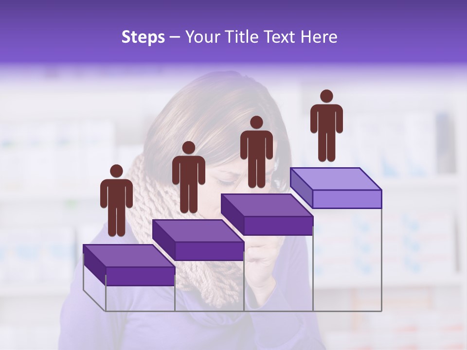Standing Care Flu PowerPoint Template