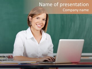 European Technology Standing PowerPoint Template