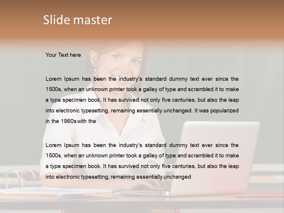 European Technology Standing PowerPoint Template