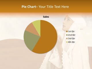 Islam Woman White PowerPoint Template