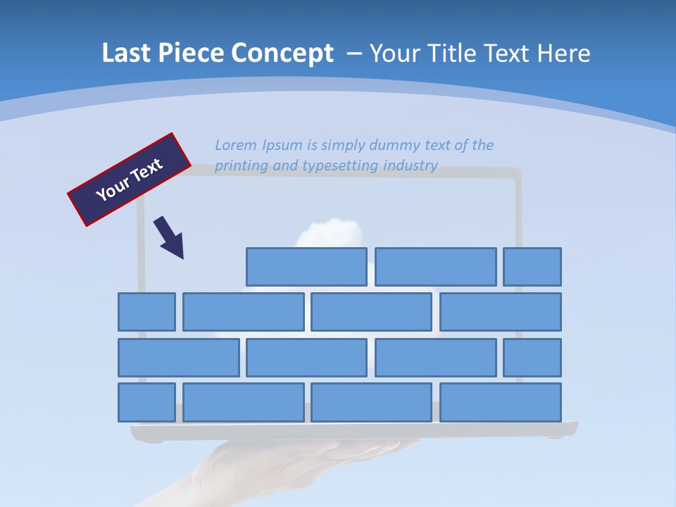 Picture Server Body Part PowerPoint Template