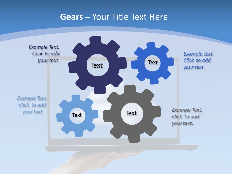 Picture Server Body Part PowerPoint Template
