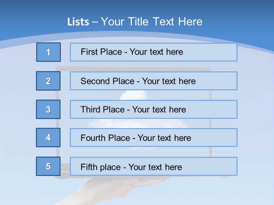 Picture Server Body Part PowerPoint Template