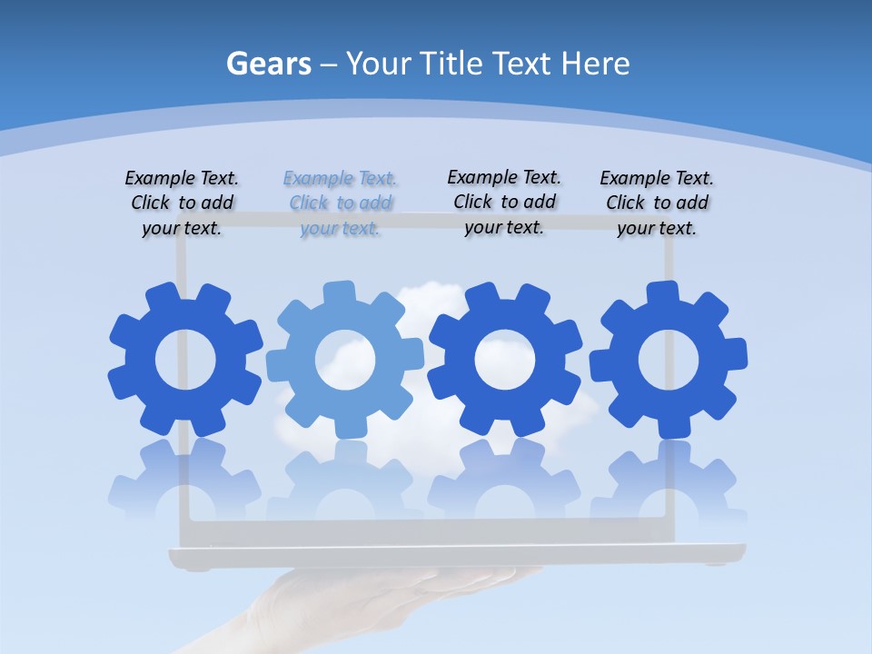 Picture Server Body Part PowerPoint Template