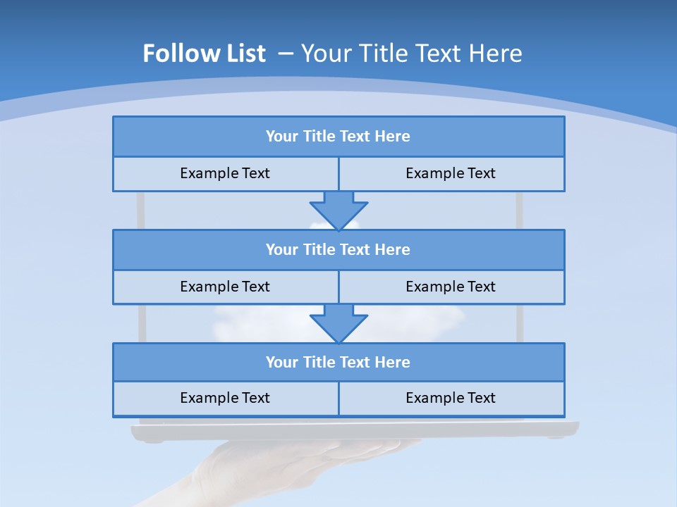 Picture Server Body Part PowerPoint Template