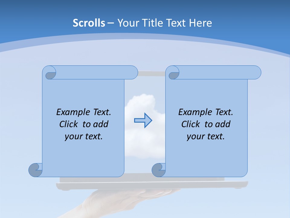 Picture Server Body Part PowerPoint Template