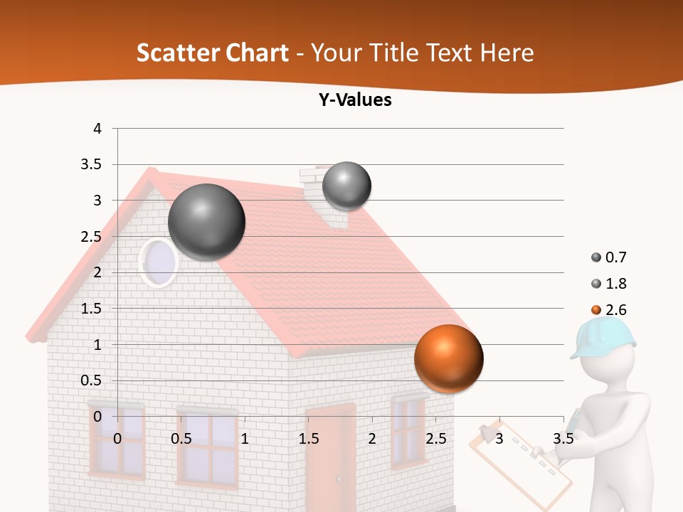 White Construction Notepad PowerPoint Template