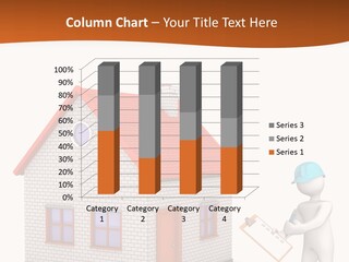 White Construction Notepad PowerPoint Template