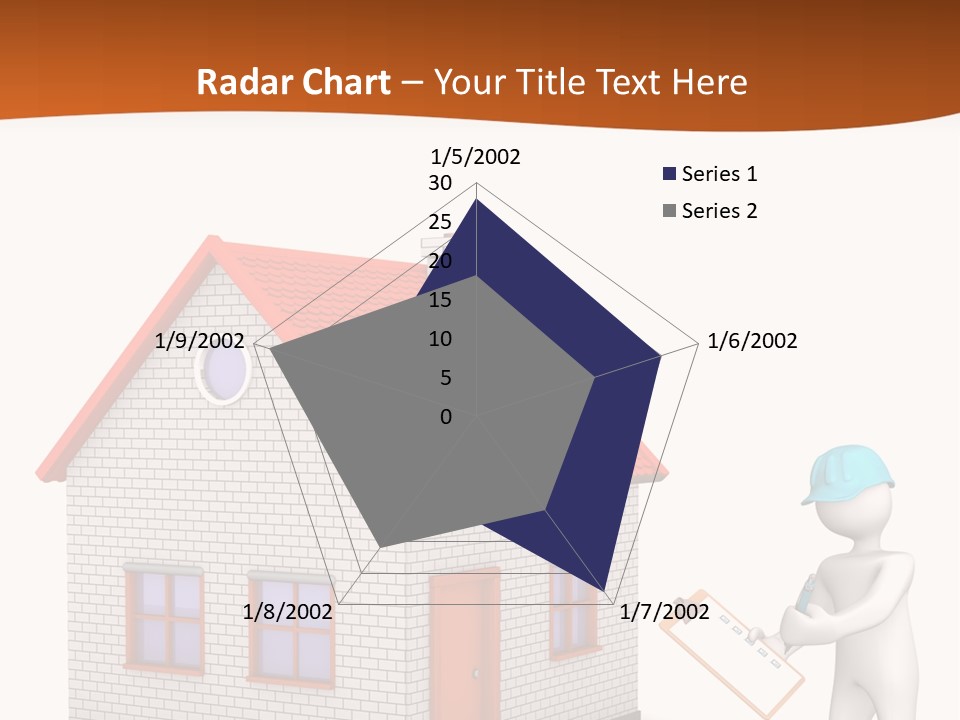 White Construction Notepad PowerPoint Template