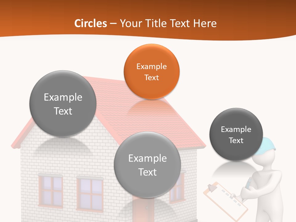 White Construction Notepad PowerPoint Template