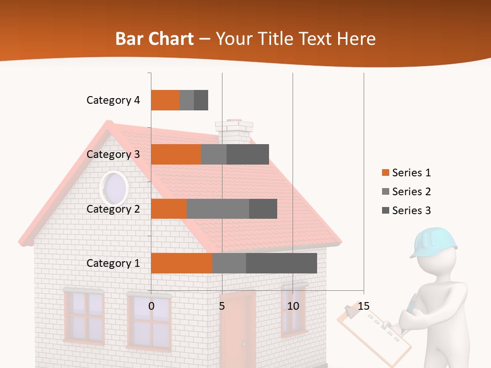 White Construction Notepad PowerPoint Template