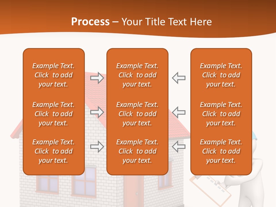 White Construction Notepad PowerPoint Template