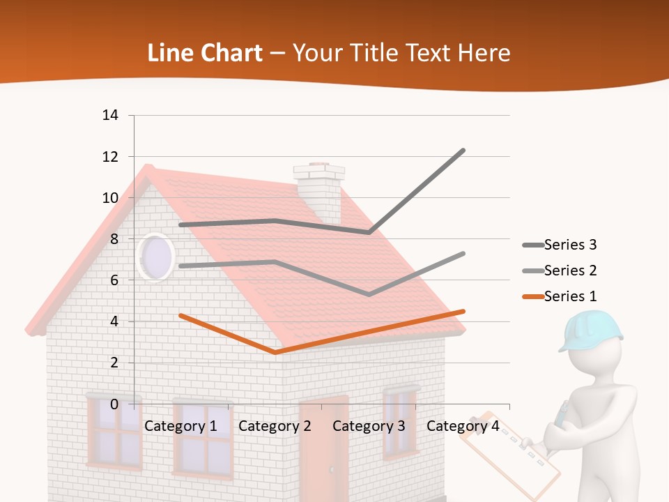 White Construction Notepad PowerPoint Template