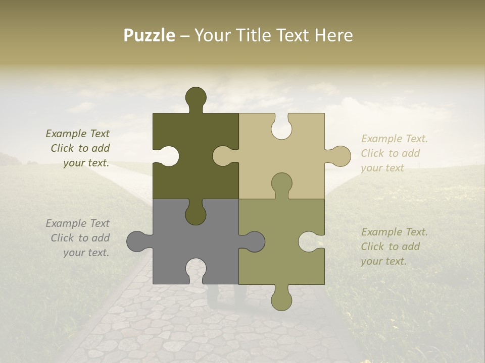 Undecided Solution Person PowerPoint Template