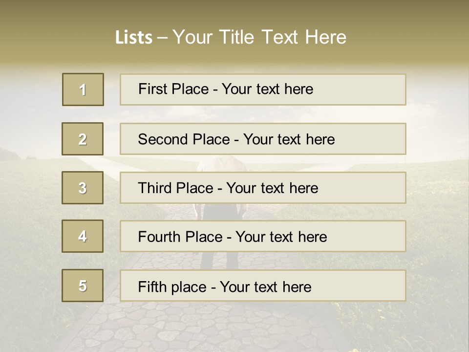 Undecided Solution Person PowerPoint Template