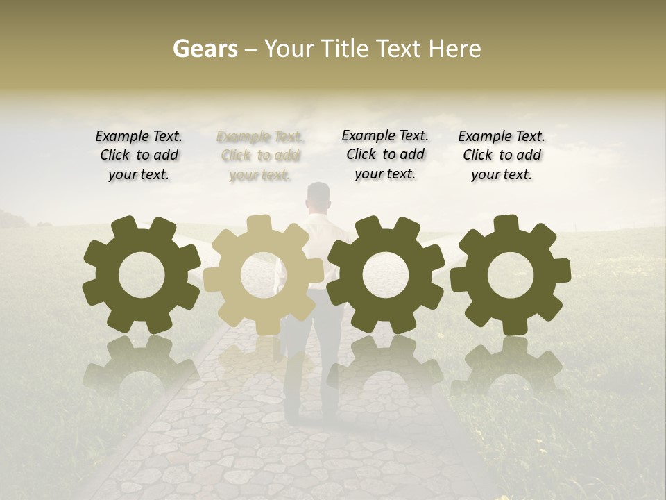 Undecided Solution Person PowerPoint Template