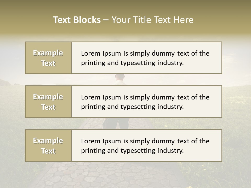 Undecided Solution Person PowerPoint Template