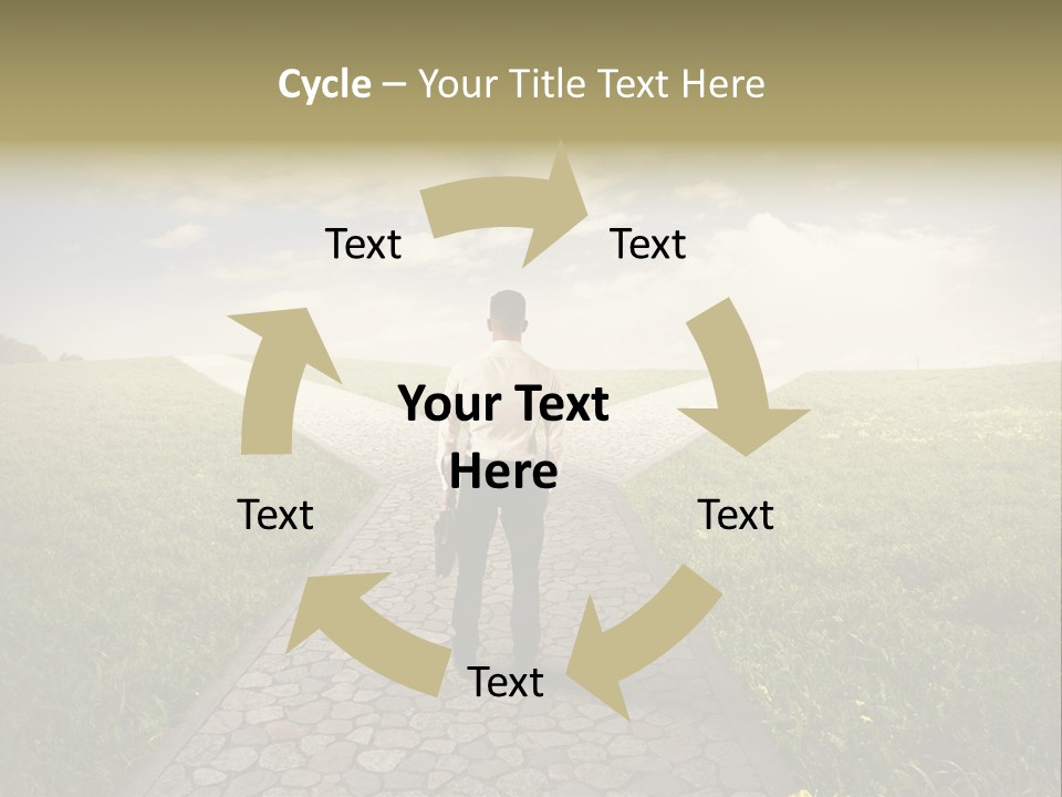 Undecided Solution Person PowerPoint Template