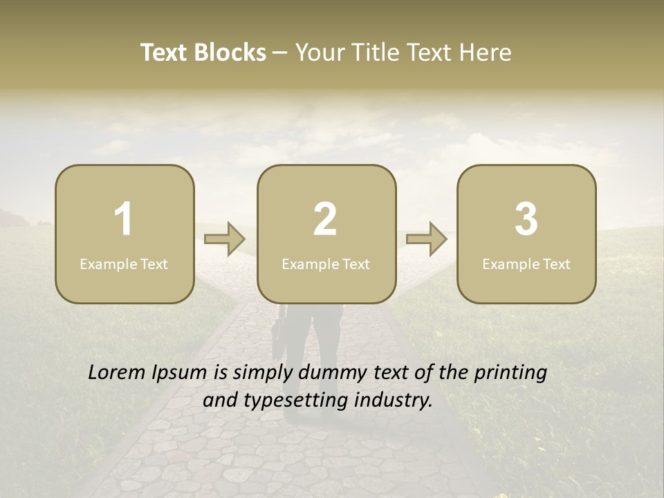 Undecided Solution Person PowerPoint Template