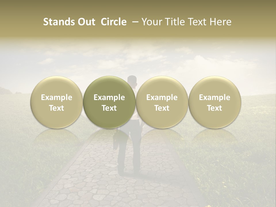 Undecided Solution Person PowerPoint Template