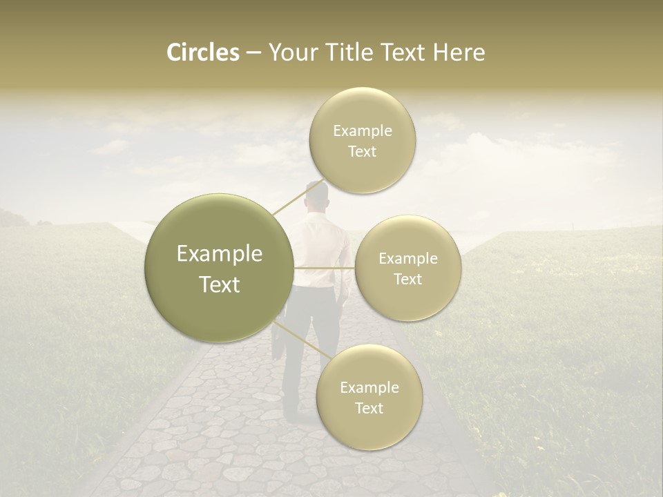 Undecided Solution Person PowerPoint Template