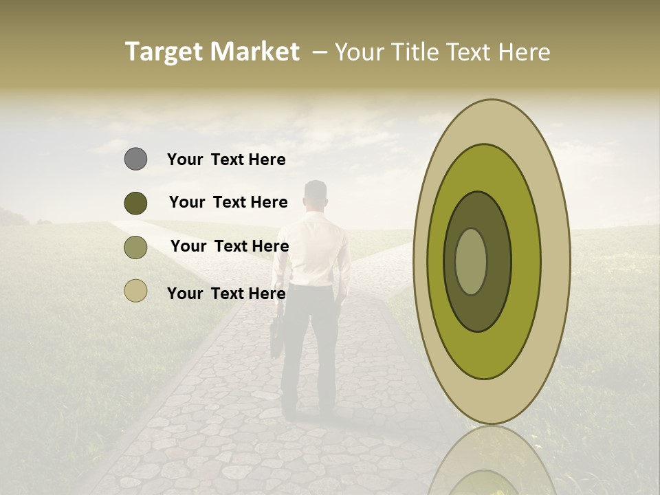 Undecided Solution Person PowerPoint Template