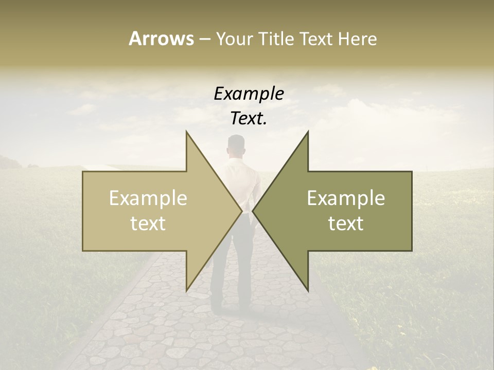 Undecided Solution Person PowerPoint Template