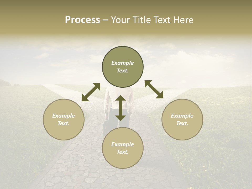 Undecided Solution Person PowerPoint Template