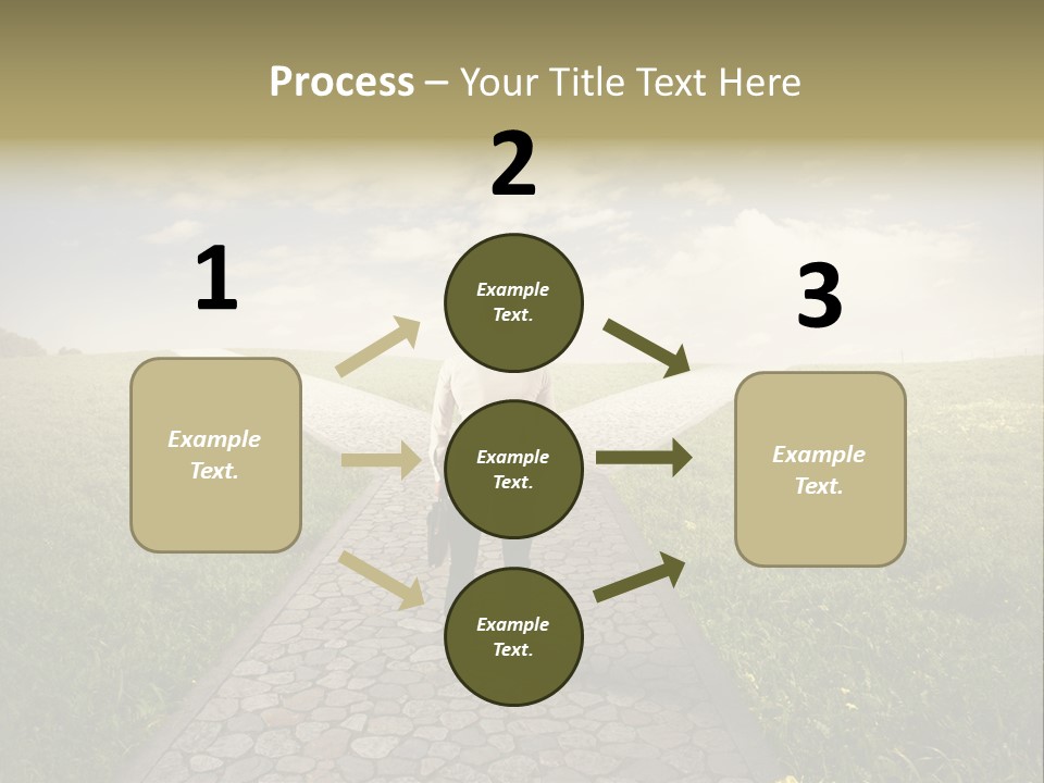 Undecided Solution Person PowerPoint Template