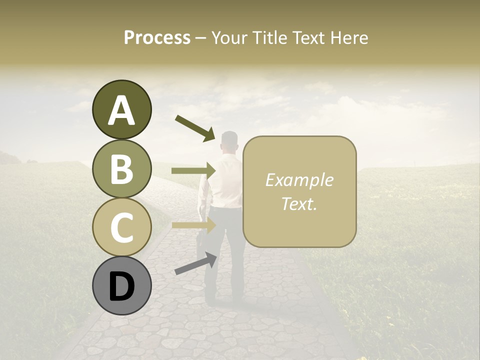 Undecided Solution Person PowerPoint Template