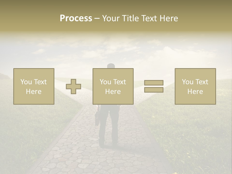 Undecided Solution Person PowerPoint Template