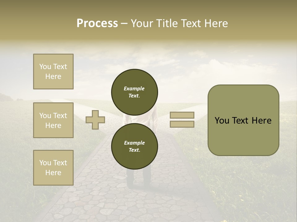 Undecided Solution Person PowerPoint Template