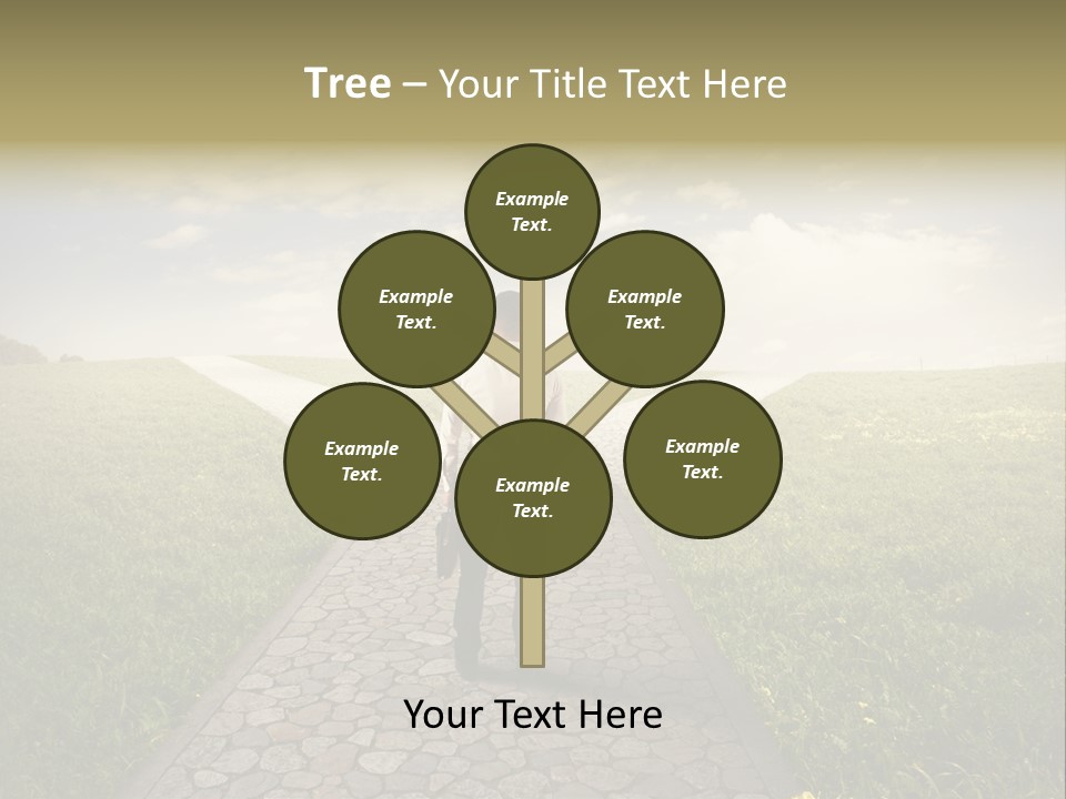 Undecided Solution Person PowerPoint Template