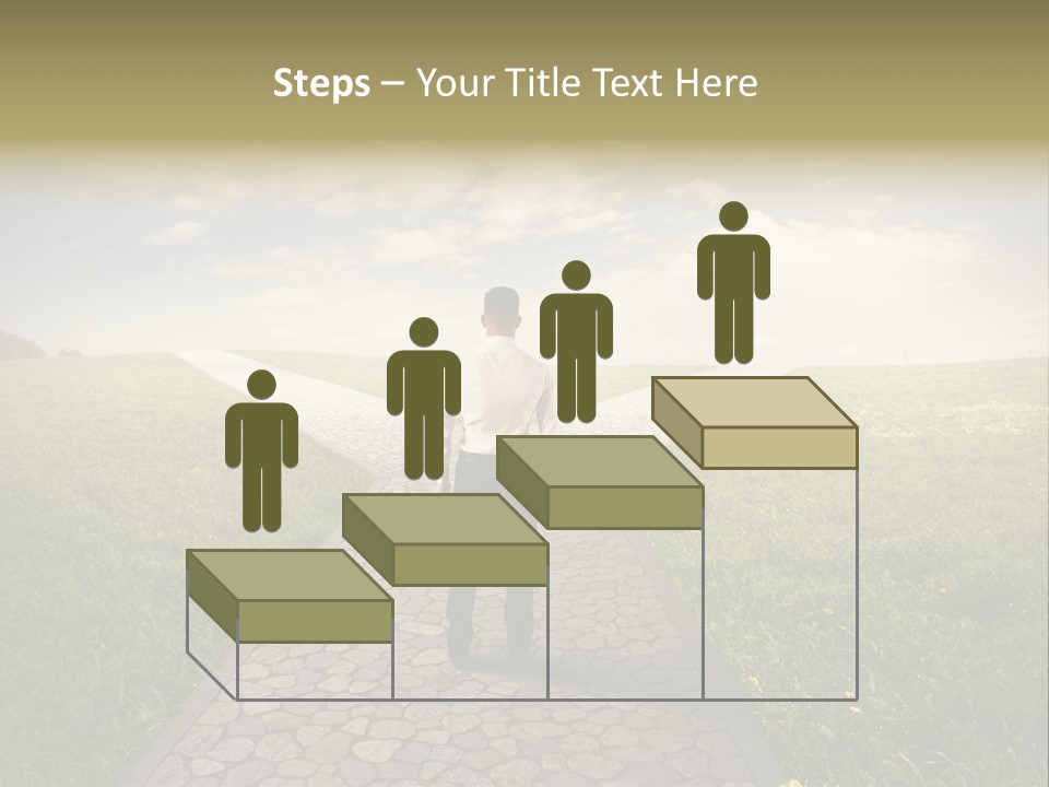 Undecided Solution Person PowerPoint Template