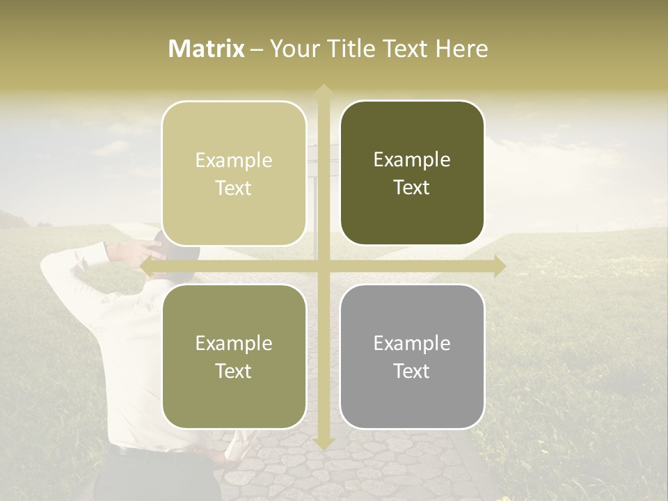 Strategy Decision Problem PowerPoint Template