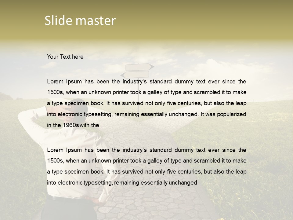 Strategy Decision Problem PowerPoint Template