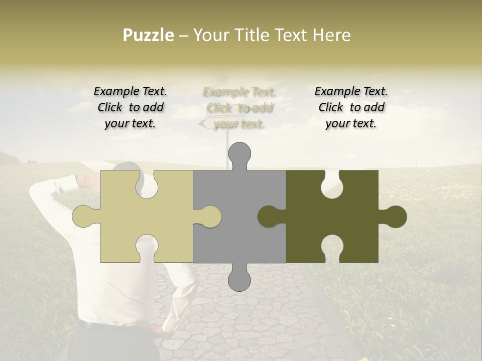 Strategy Decision Problem PowerPoint Template